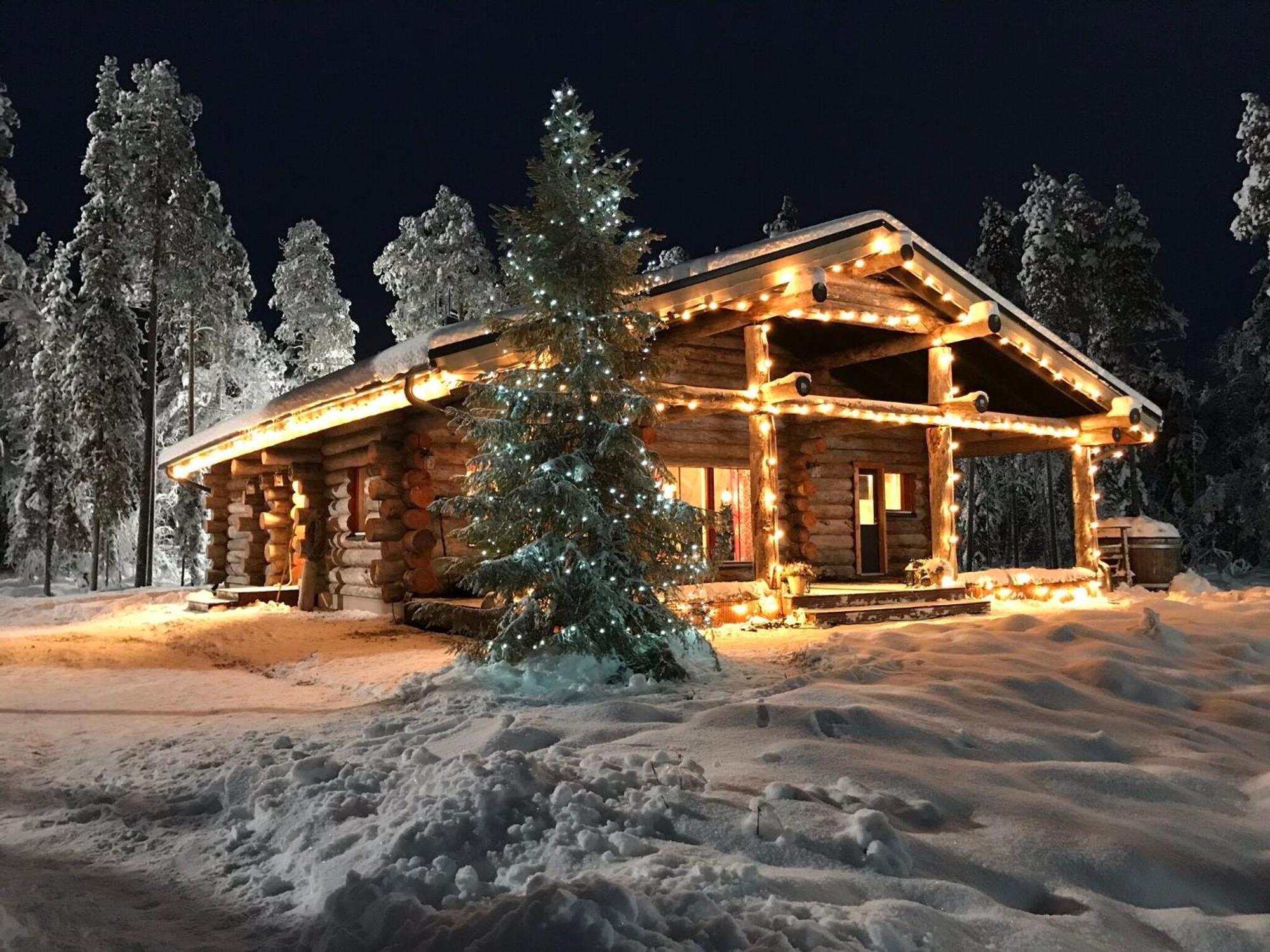 Hotel Napapiirin Jaervilomat Luukonniemi Exterior foto